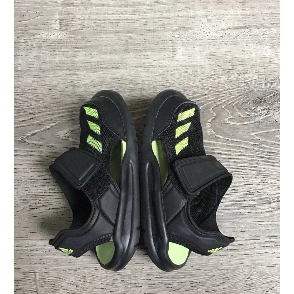 ADIDAS Baby Toddler Size 9 9K FORTASWIM FV8860 SWIM SANDALS Boys Slip On